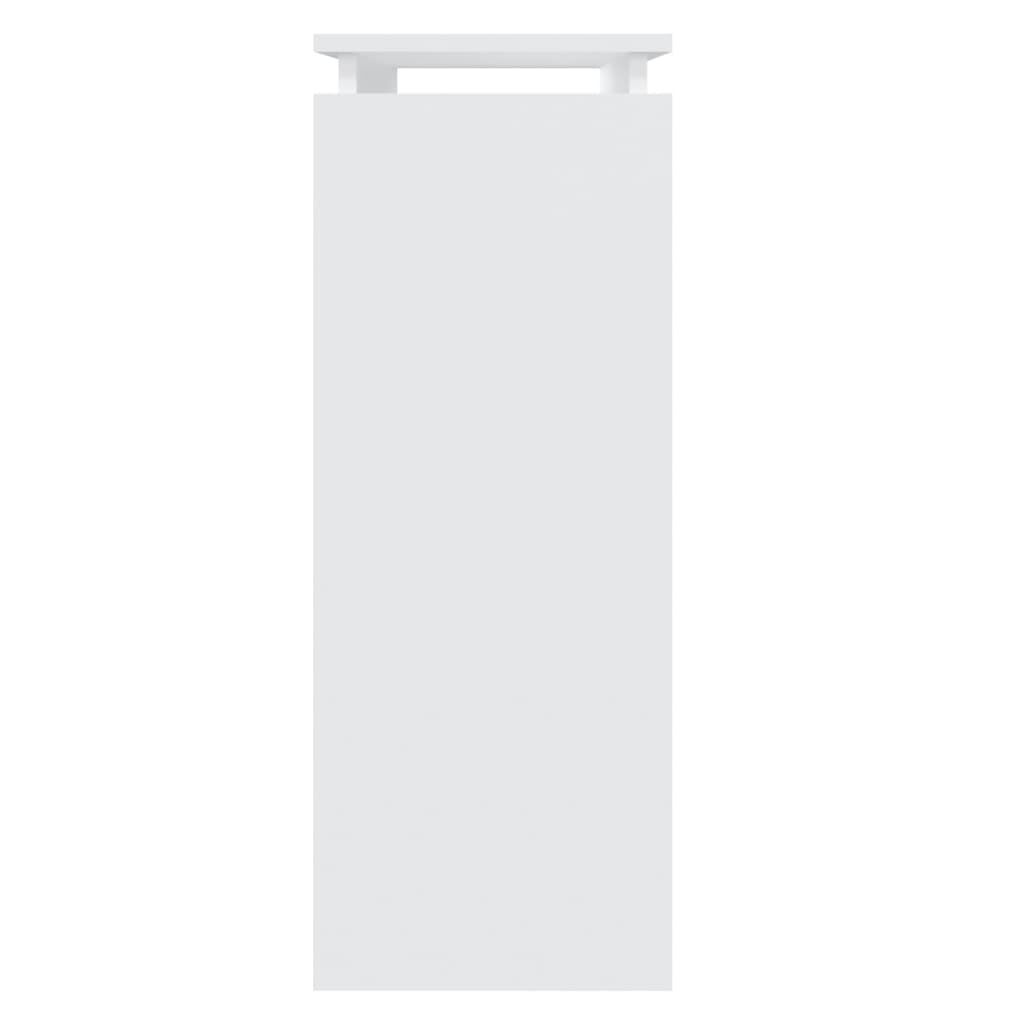 vidaXL Console Table White 80x30x80 cm Engineered Wood