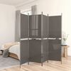 vidaXL 5-Panel Room Divider Anthracite 250x220 cm Fabric