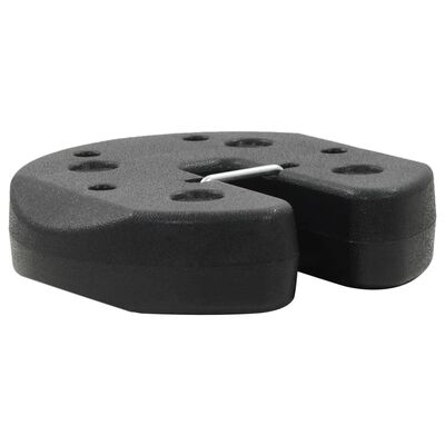 vidaXL Gazebo Weight Plates 4 pcs Black 220x50 mm Concrete,  vidaXL Gazebo Weight Plates 4 pcs Black 220x50 mm Concrete