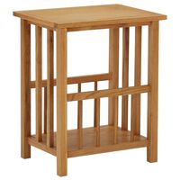 vidaXL Magazine Table 45x35x55 cm Solid Oak Wood,  vidaXL Magazine Table 45x35x55 cm Solid Oak Wood