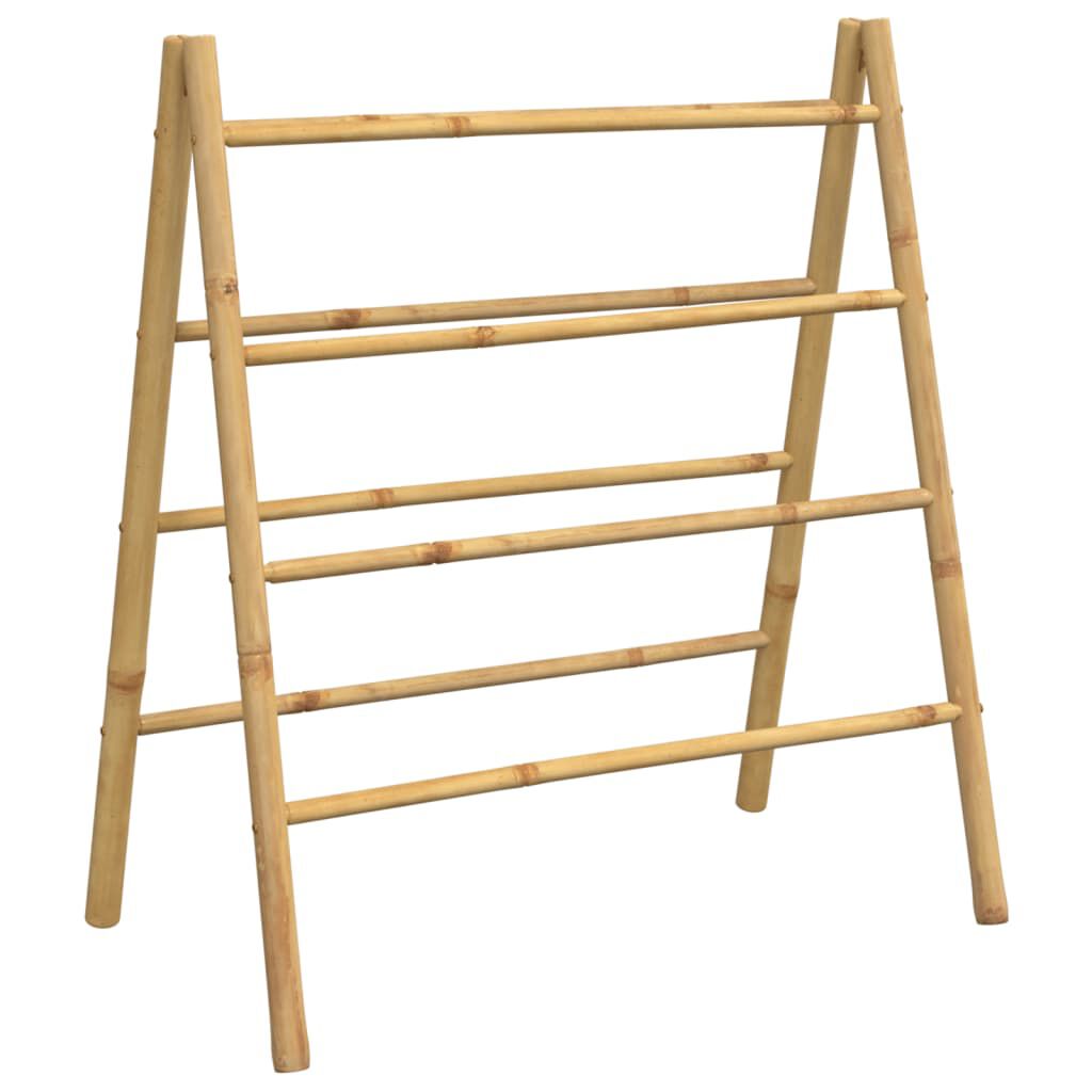 vidaXL Double Towel Ladder with 4 Rungs 90x50x100 cm Bamboo