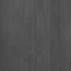 vidaXL Desk HAMAR Dark Grey 110x40x75 cm Solid Wood Pine