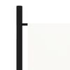 vidaXL 3-Panel Room Divider White 150x180 cm