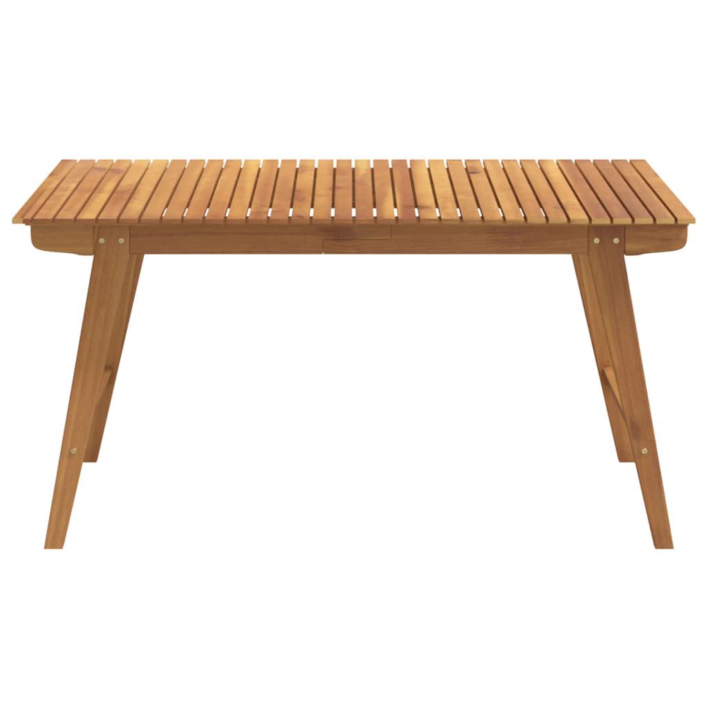 vidaXL 7 Piece Garden Dining Set Solid Wood Acacia