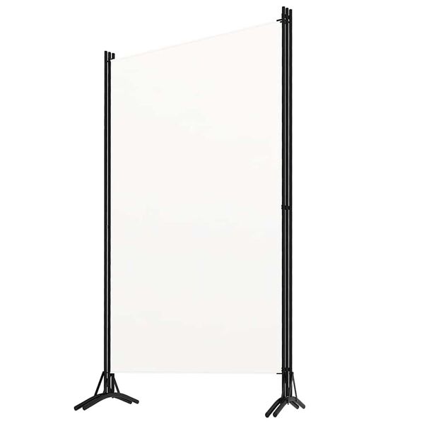 vidaXL 3-Panel Room Divider White 260x180 cm