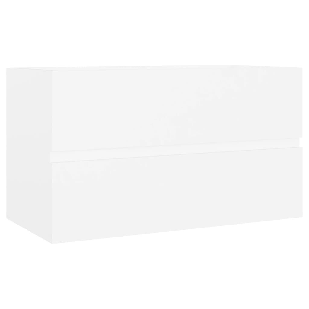 vidaXL Sink Cabinet White 80x38.5x45 cm Engineered Wood