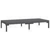 vidaXL 6 Piece Garden Lounge Set with Cushions Poly Rattan Dark Grey