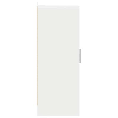 vidaXL Shoe Cabinet White 32x35x92 cm Engineered Wood, white vidaXL Shoe Cabinet White 32x35x92 cm Engineered Wood