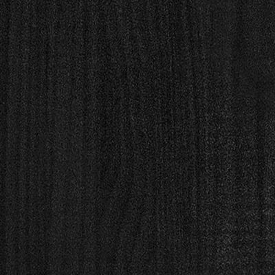 vidaXL Bed Frame without Mattress Black Solid Wood 160x200 cm, black vidaXL Bed Frame without Mattress Black Solid Wood 160x200 cm