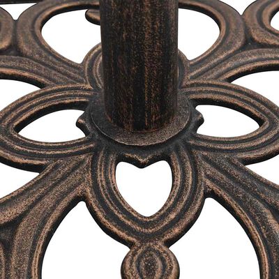 vidaXL Umbrella Base Bronze 12 kg 49 cm Cast Iron, bronze vidaXL Umbrella Base Bronze 12 kg 49 cm Cast Iron
