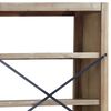 vidaXL 6-Tier Bookcase 80x30x170 cm Solid Wood Acacia