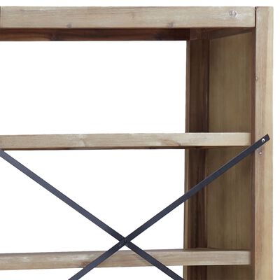 vidaXL 6-Tier Bookcase 80x30x170 cm Solid Wood Acacia,  vidaXL 6-Tier Bookcase 80x30x170 cm Solid Wood Acacia