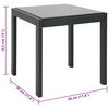 vidaXL Sun Loungers 2 pcs with Table Textilene and Steel