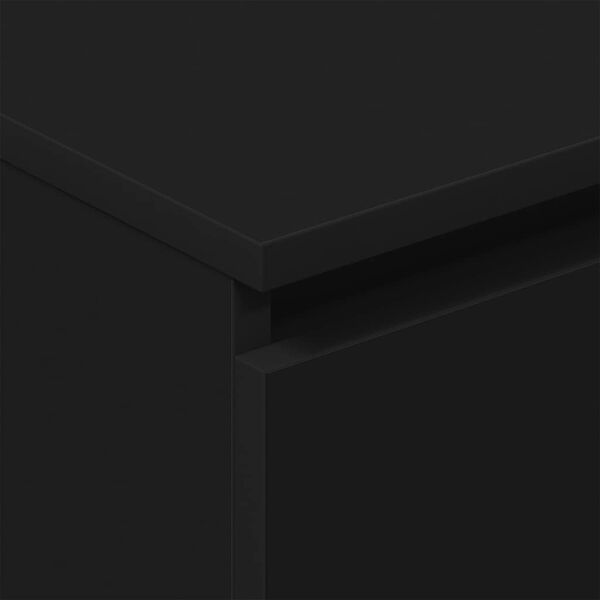 vidaXL Sideboard Black 60x35x98.5 cm Engineered Wood