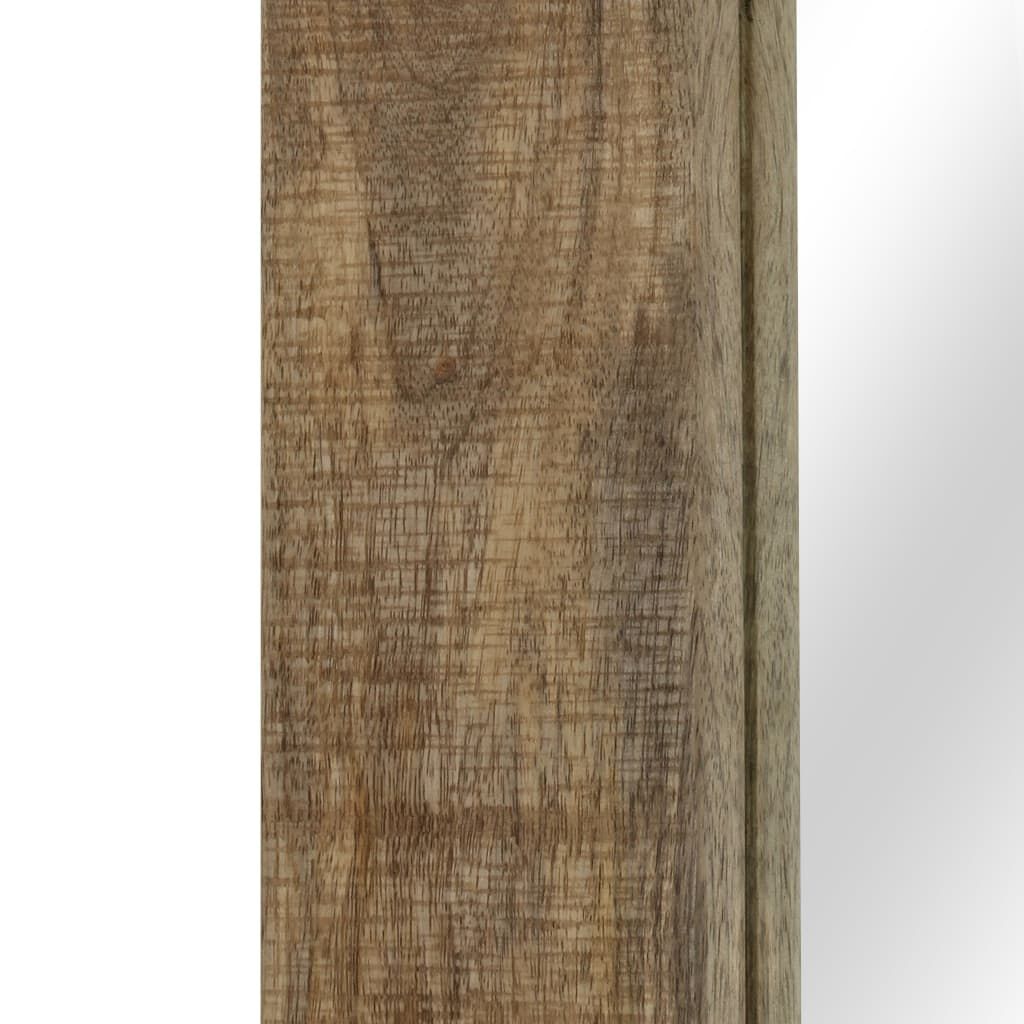 vidaXL Mirror Solid Mango Wood 50x110 cm