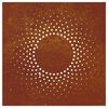 vidaXL Garden Wall Decoration 55x55 cm Corten Steel Sun Design