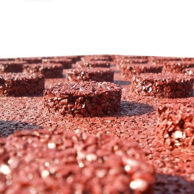 vidaXL Fall Protection Tiles 6 pcs Rubber 50x50x3 cm Red, red vidaXL Fall Protection Tiles 6 pcs Rubber 50x50x3 cm Red