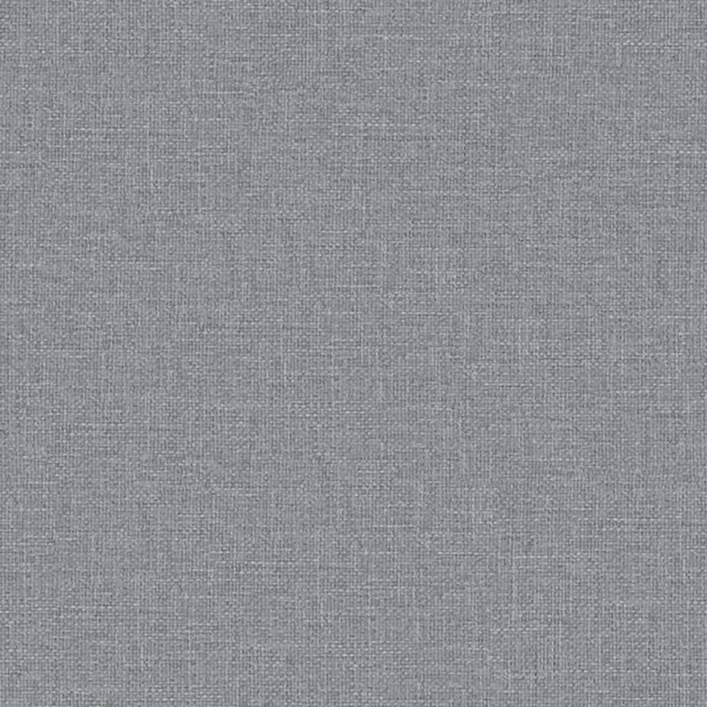 vidaXL Recliner Chair Light Grey Fabric