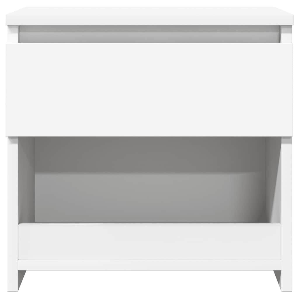 vidaXL Bedside Cabinets 2 pcs White 40x30x39 cm Engineered Wood