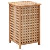 vidaXL Laundry Bin 39x39x65 cm Solid Walnut Wood