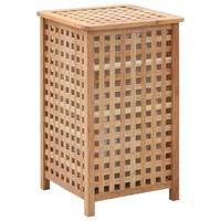 vidaXL Laundry Bin 39x39x65 cm Solid Walnut Wood