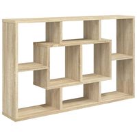 vidaXL Wall Shelf Sonoma Oak 85x16x52.5 cm Engineered Wood, sonoma oak vidaXL Wall Shelf Sonoma Oak 85x16x52.5 cm Engineered Wood