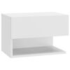 vidaXL Wall-mounted Bedside Cabinets 2 pcs White