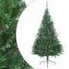 vidaXL Artificial Half Christmas Tree with Stand Green 210 cm PVC