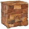 vidaXL Storage Stool Solid Teak Wood
