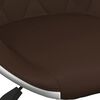 vidaXL Bar Stools 2 pcs Brown and White Faux Leather