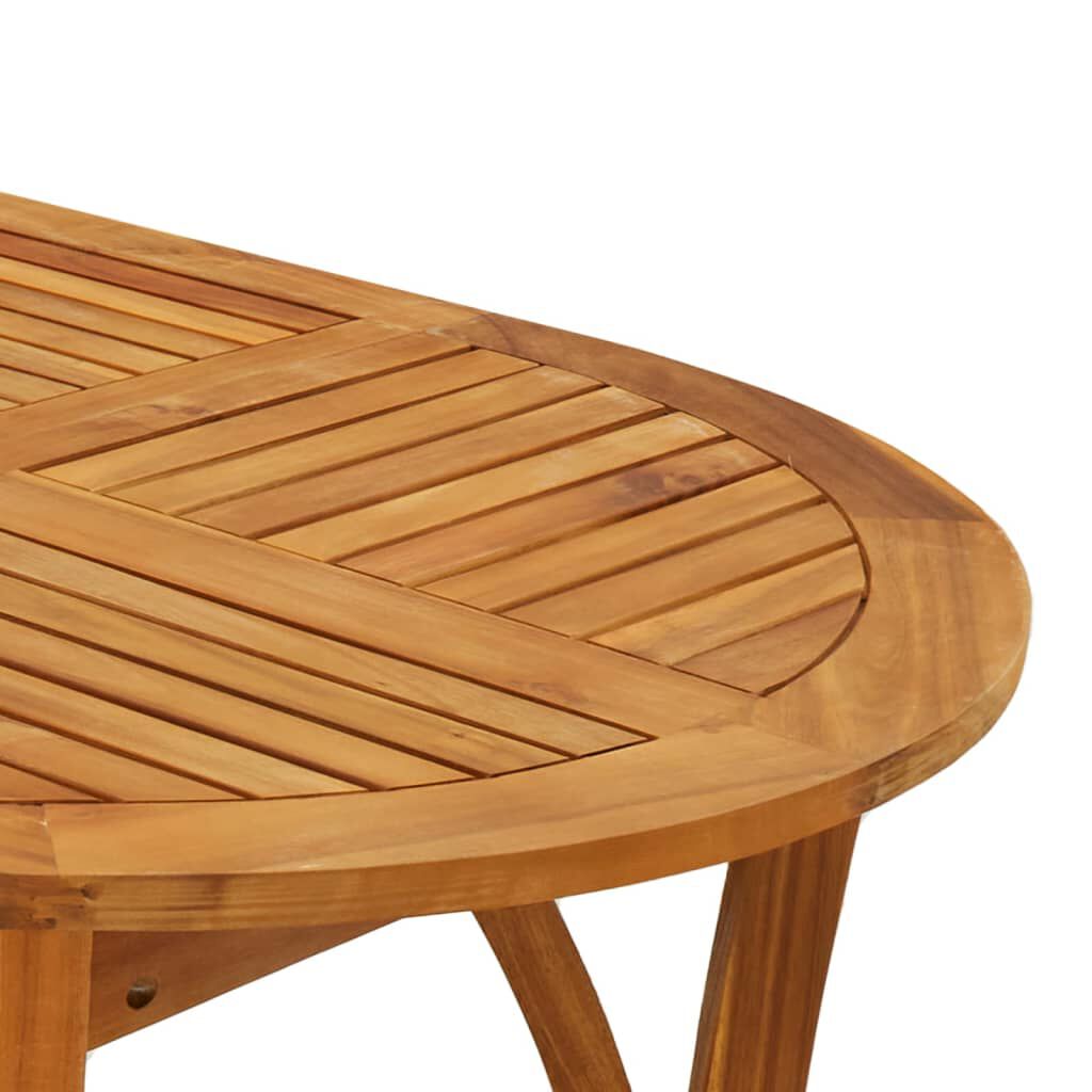 vidaXL Garden Table 150x90x75 cm Solid Wood Acacia