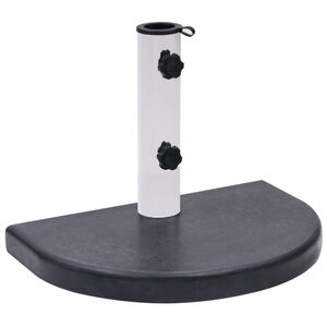 vidaXL Umbrella Base Black 40x28x4 cm Granite