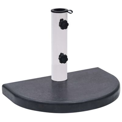 vidaXL Umbrella Base Black 40x28x4 cm Granite, black vidaXL Umbrella Base Black 40x28x4 cm Granite