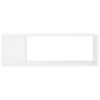 vidaXL TV Cabinet White 100x24x32 cm Engineered Wood