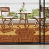 vidaXL 10 pcs Acacia Decking Tiles 30 x 30 cm Vertical Pattern