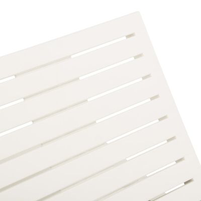vidaXL Sun Lounger Plastic White, white vidaXL Sun Lounger Plastic White