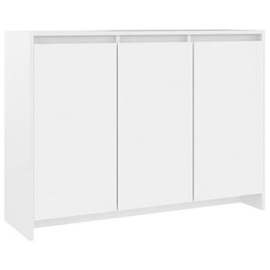 vidaXL Sideboard White 102x33x75 cm Engineered Wood