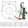 vidaXL Garden Water Pump with Stand