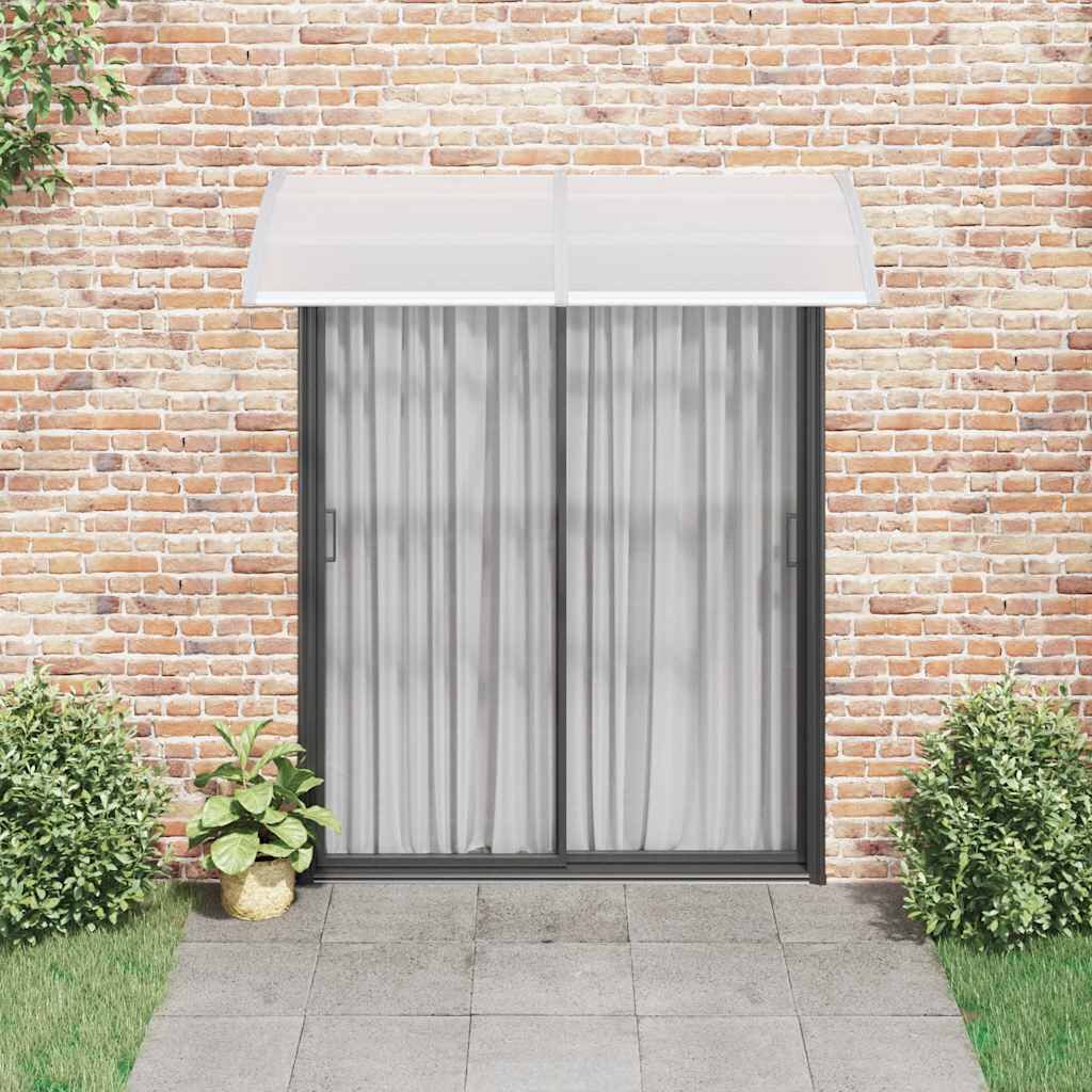 vidaXL Door Canopy Grey 200x100 cm PC