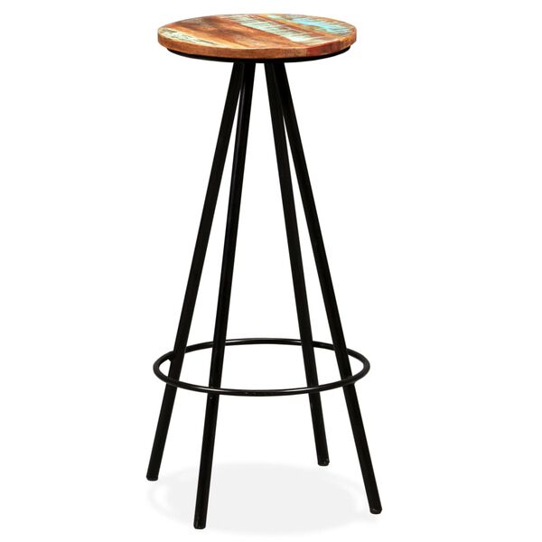 vidaXL Bar Stools 2 pcs Solid Reclaimed Wood