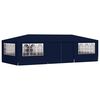 vidaXL Professional Party Tent with Side Walls 4x9 m Blue 90 g/m?