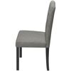 vidaXL Dining Chairs 4 pcs Grey Fabric