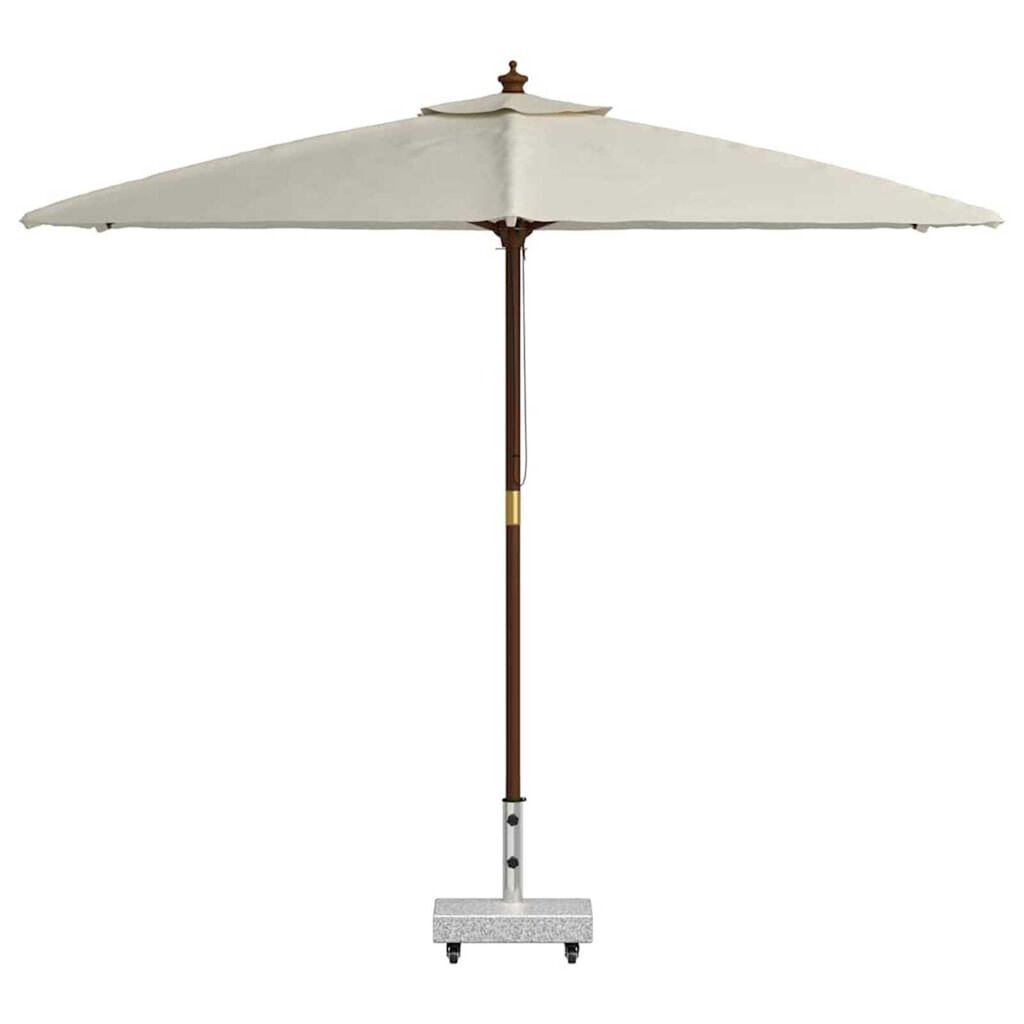 vidaXL Umbrella Base Light Grey 45x25x8.3 cm Granite