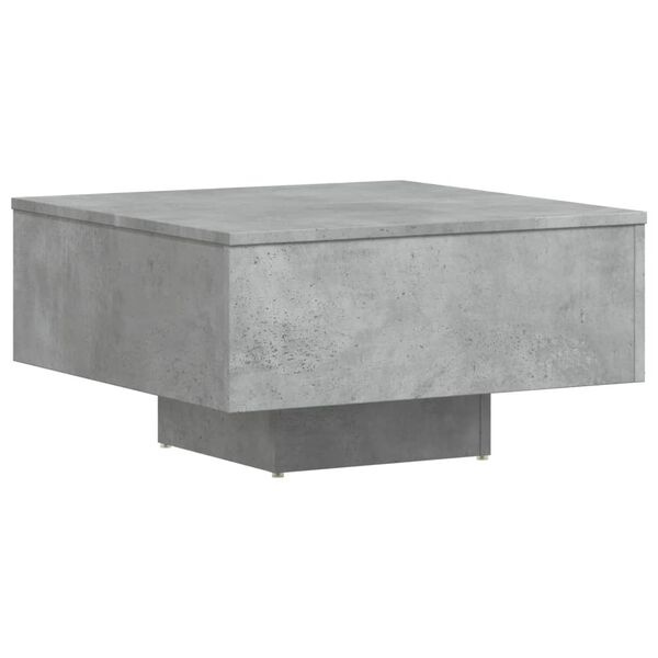 vidaXL Coffee Table Concrete Grey 60x60x31.5 cm Engineered Wood