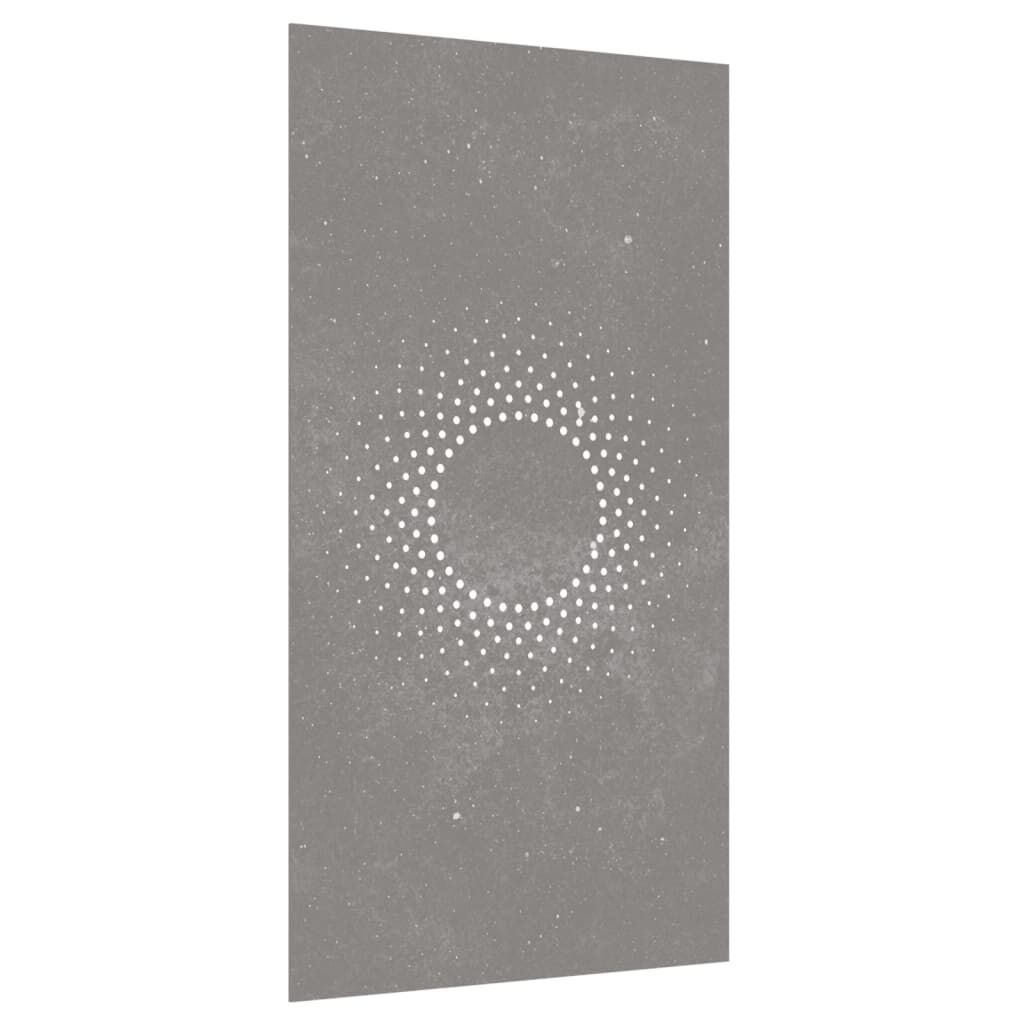 vidaXL Garden Wall Decoration 105x55 cm Corten Steel Sun Design