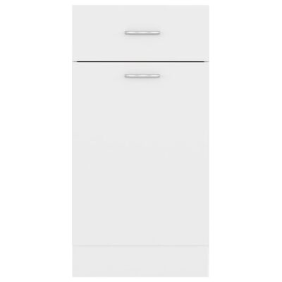 vidaXL Drawer Bottom Cabinet Lyon White 40x46x81.5 cm Engineered Wood, white vidaXL Drawer Bottom Cabinet Lyon White 40x46x81.5 cm Engineered Wood