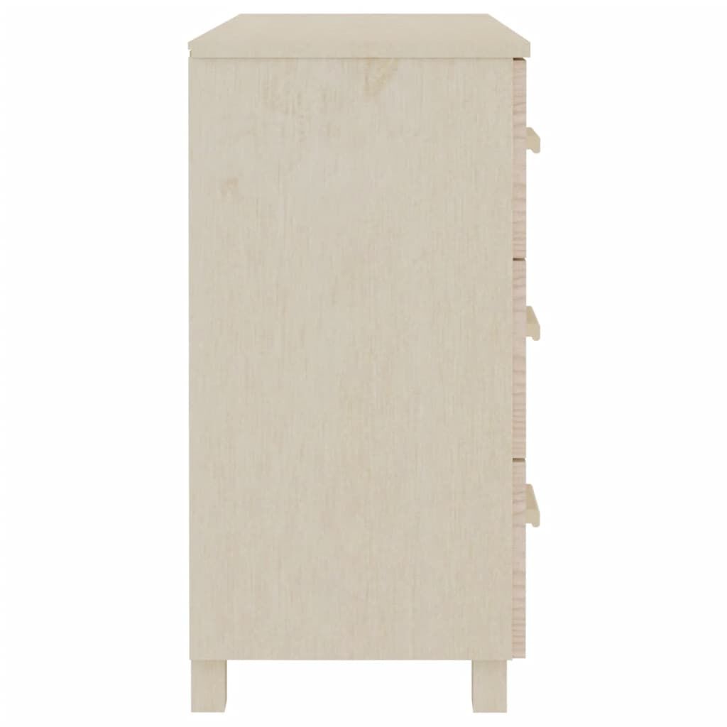 vidaXL Sideboard HAMAR Honey Brown 90x40x80 cm Solid Pinewood