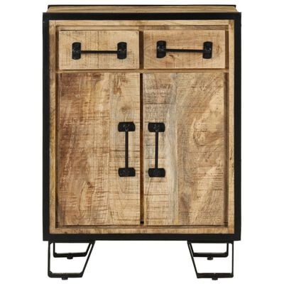 vidaXL Sideboard with 2 Drawers 53x31x72 cm Solid Wood Mango and Iron,  vidaXL Sideboard with 2 Drawers 53x31x72 cm Solid Wood Mango and Iron
