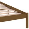 vidaXL Bed Frame without Mattress Solid Wood Pine 200x200cm Honey Brown