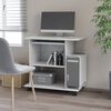 vidaXL Computer Desk White 80x50x75 cm Engineered Wood